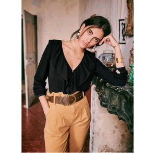 Sezane Austin Camel pants size 34/2